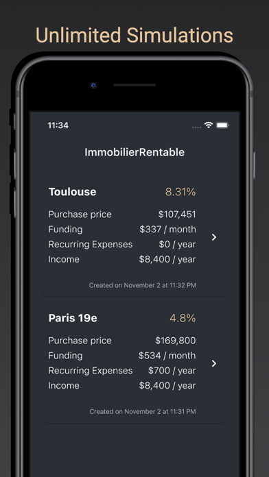 ImmobilierRentable Screenshot