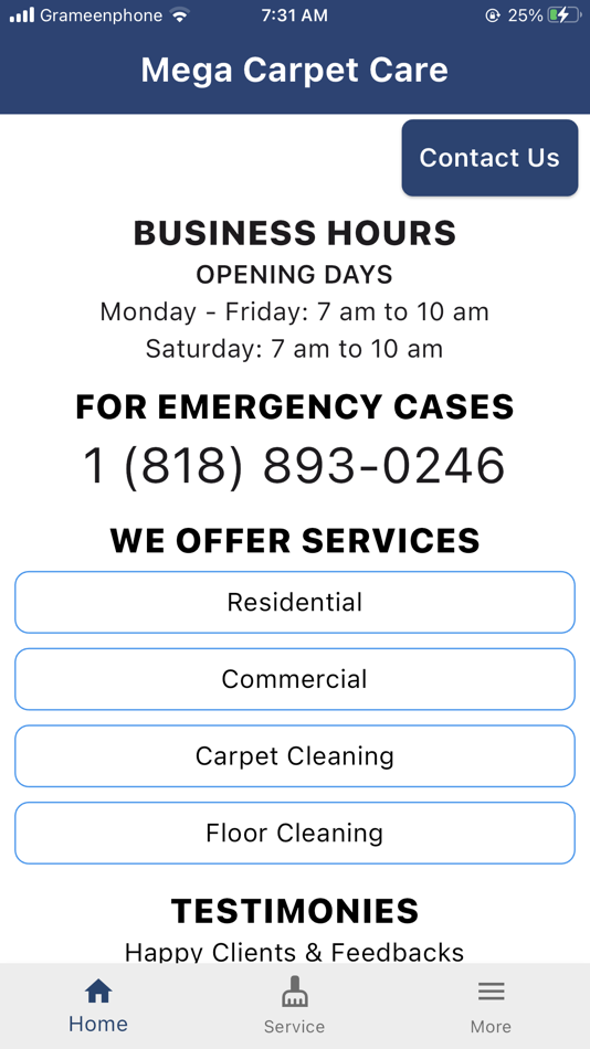 #3. Mega Carpet Care Service (iOS) 由: Nixon Orellana