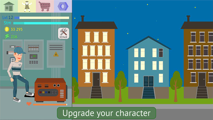 Energy Clicker Light up world