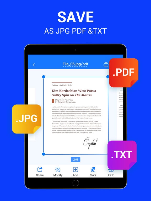 Screenshot #5 pour Scanner · PDF Scanner App