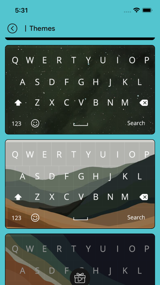 #3. Greenkey -Fonts theme keyboard (iOS) 由: FATIMA EL HANAFI