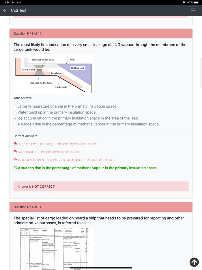 LNG tankers CHaS Operational