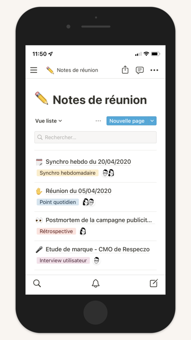 Screenshot #2 pour Notion - Notes, projets, docs