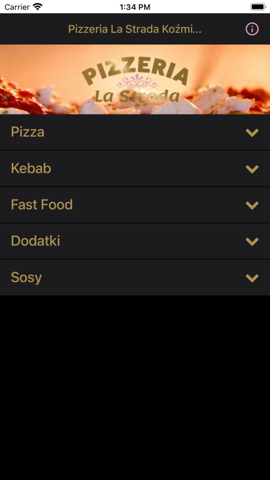 Pizzeria La Strada Kozmin W... Screenshot