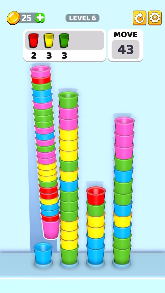 #6. StackySort (iOS) 由: Berat Oguz