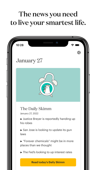 theSkimm screenshot 1