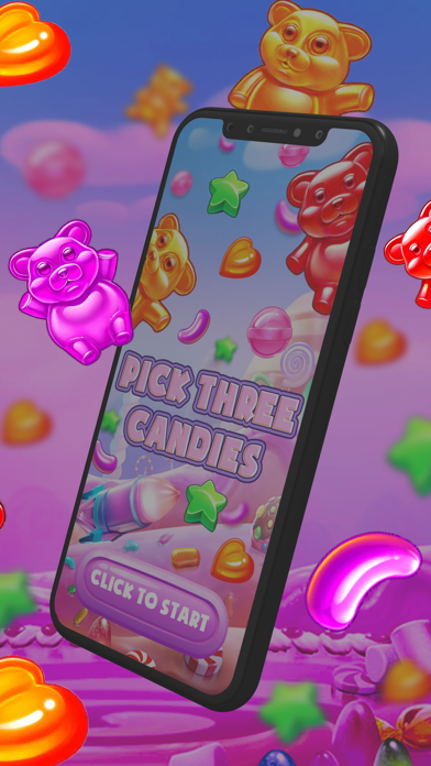 Pick Three Candies Screenshot