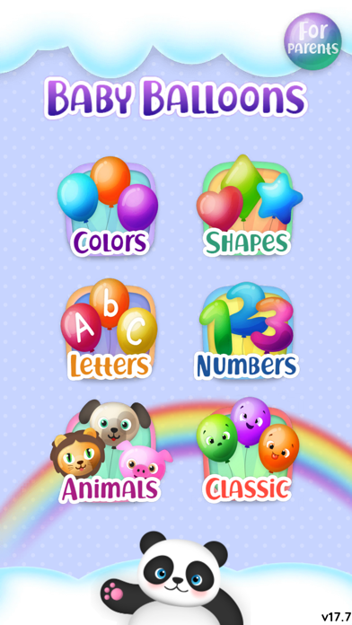 Educational Balloons & Bubbles Screenshot