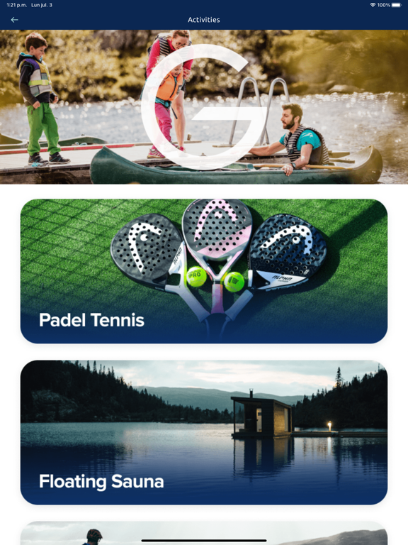 Gausta iPad screenshot 8 - Sports app