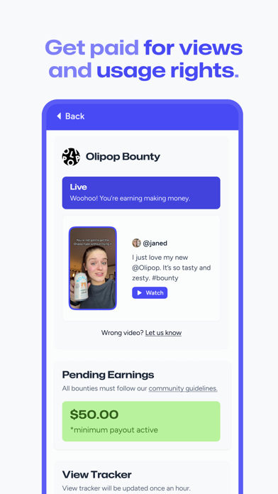 Bounty Cashback Screenshot
