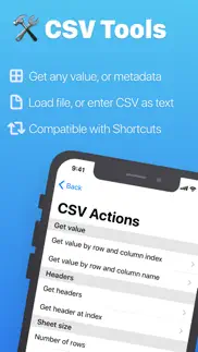 csv tools iphone screenshot 1