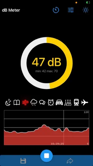 dBMeter - Decibelmeter screenshot 1