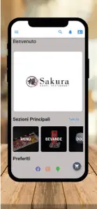 SAKURA RISTORANTE screenshot #1 for iPhone