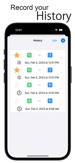 Game screenshot T2ScoreVertical apk
