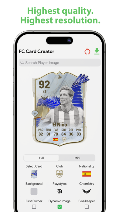 FC 24 Card Creator Screenshot