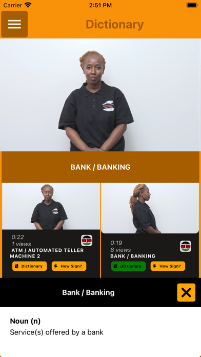 Deaf eLimu Banking Screenshot