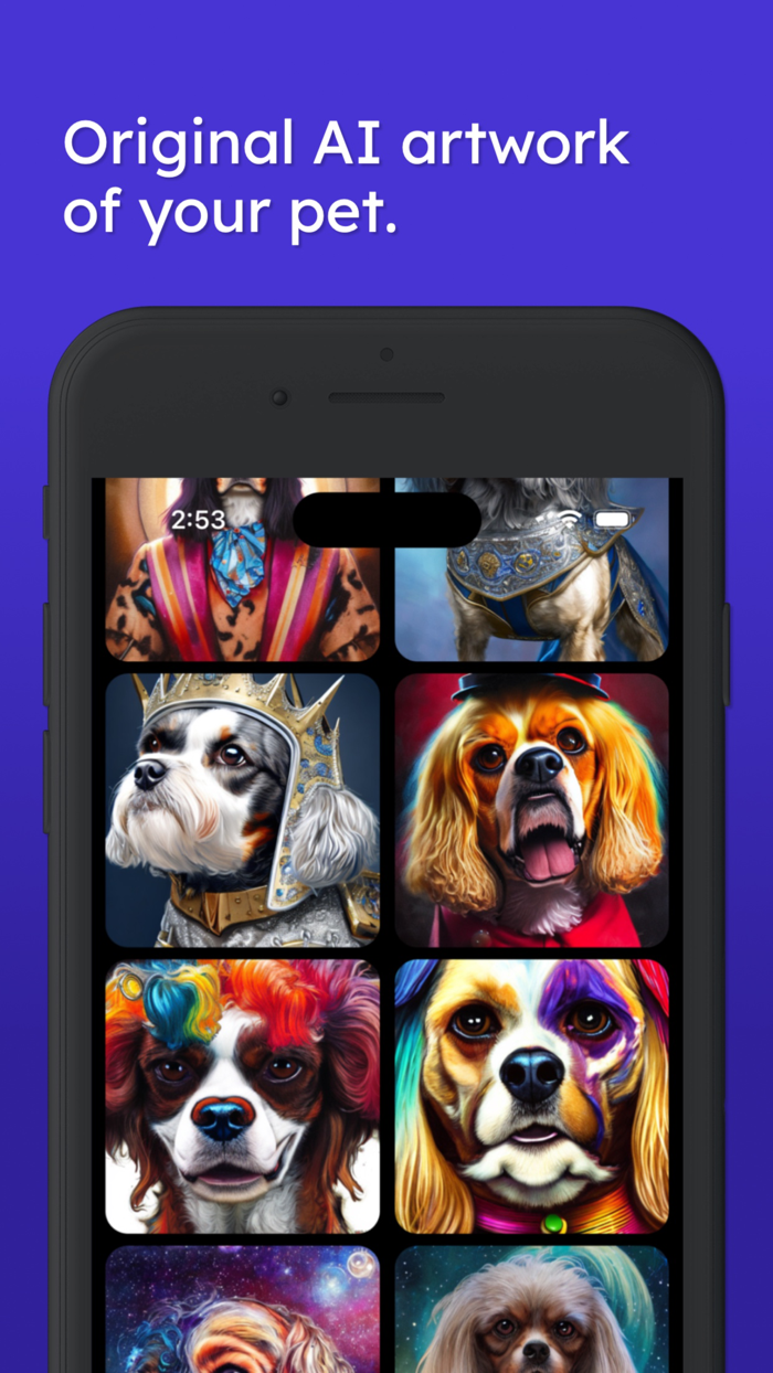 Pose for Pets AI photos  art