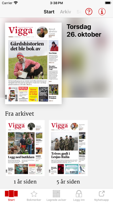 Vigga eAvis Screenshot