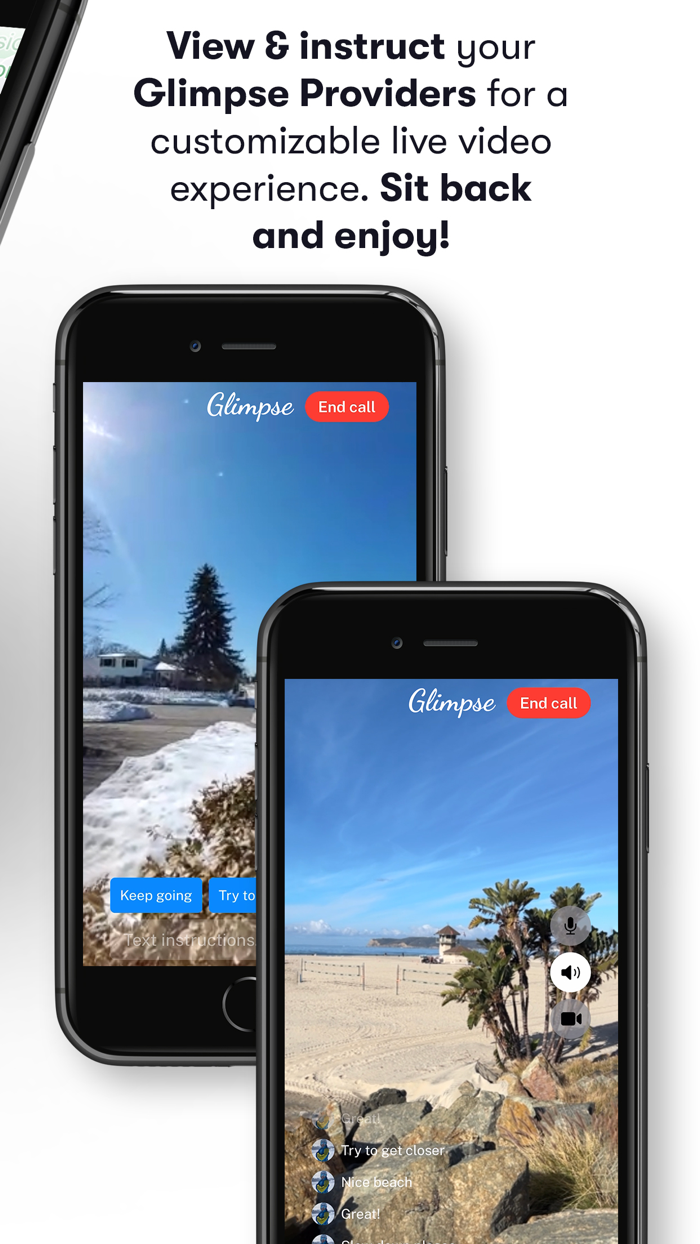 Glimpse - Request live video