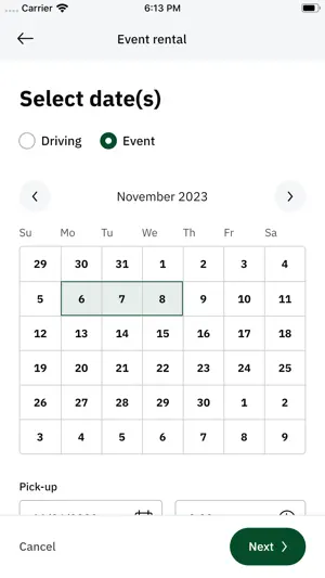 DRIVESHARE Car-sharing screenshot 3