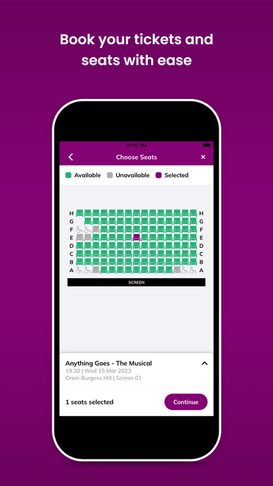 Orion Cinemas UK Screenshot