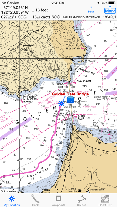 iSailGPS : NOAA USA RNC Chartsのおすすめ画像1
