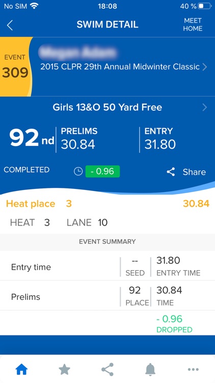 Meet Mobile: Swim screenshot-4