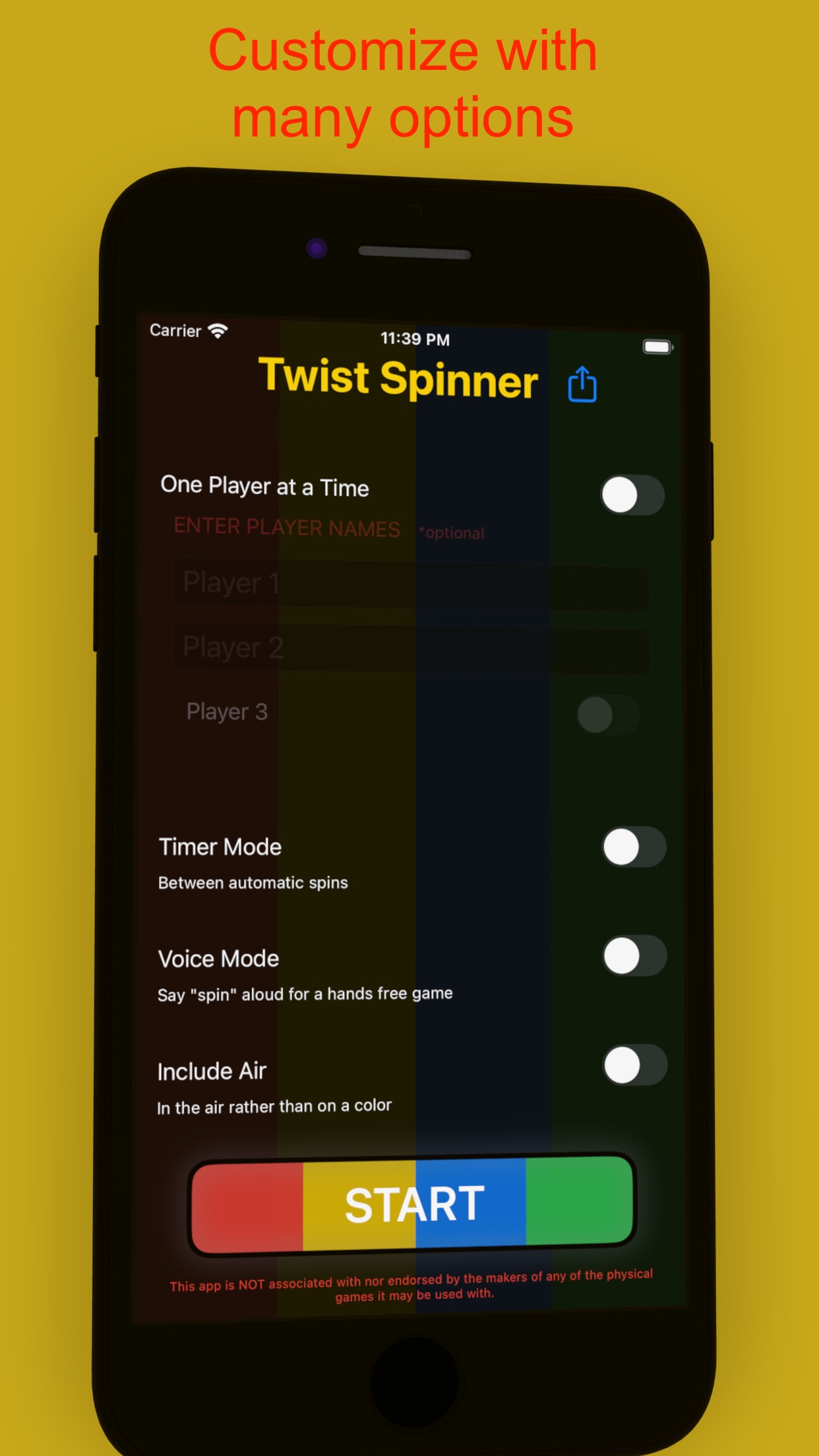 Screenshot do app Twist Spinner: Hands Free