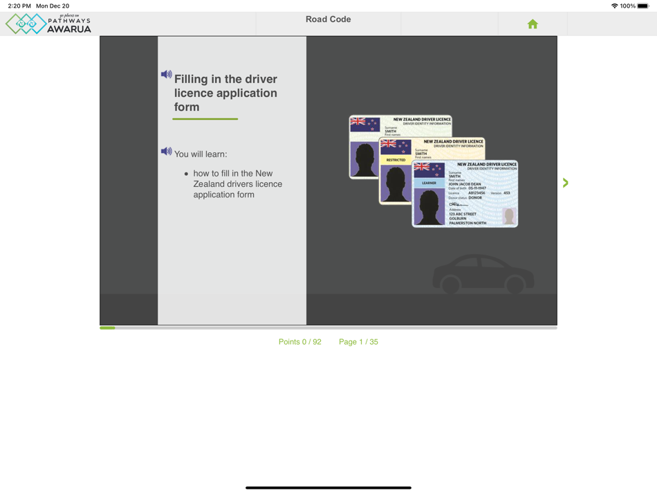 #2. Pathways Awarua: Road Code (iOS) 由: The Tarn Group Ltd