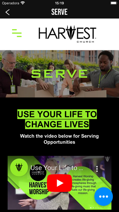 Harvest Church Mobile Screenshot