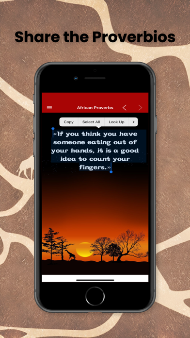 African Proverbs by Topic Screenshot