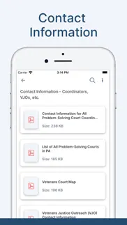 pa vet court professionals iphone screenshot 3