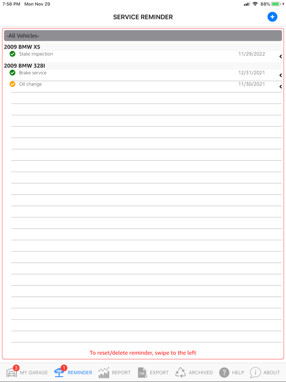 Screenshot #5 pour Vehicle Maintenance Tracker