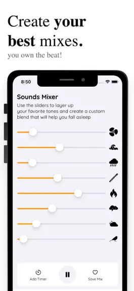 Game screenshot Sleep Sounds Mixer by Sleepbit apk