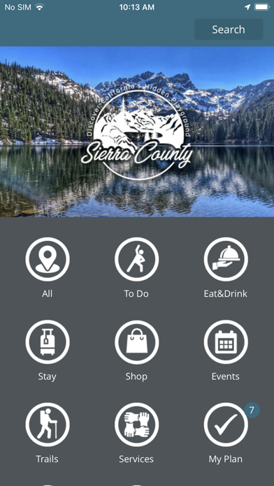 Visit Sierra County CA Screenshot