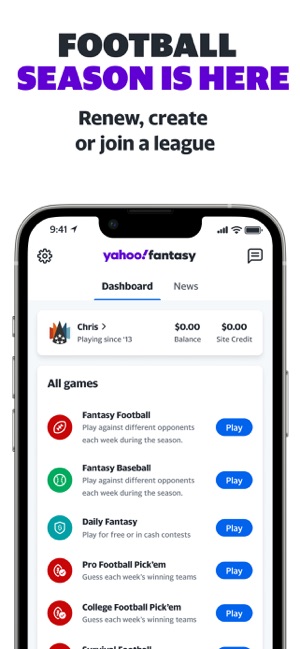 Yahoo Fantasy Sports & Daily on the App Store