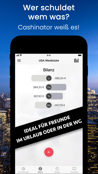 Screenshot #2 pour Cashinator – Ausgaben teilen