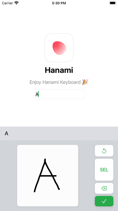 Hanami - Japanese Handwritten Screenshot