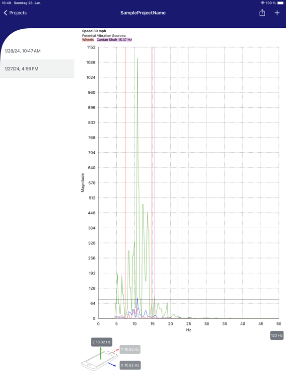 Screenshot #4 pour Vibration Detection