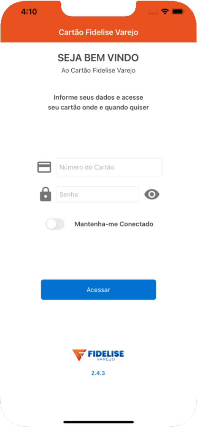 Cartão Fidelise Varejo