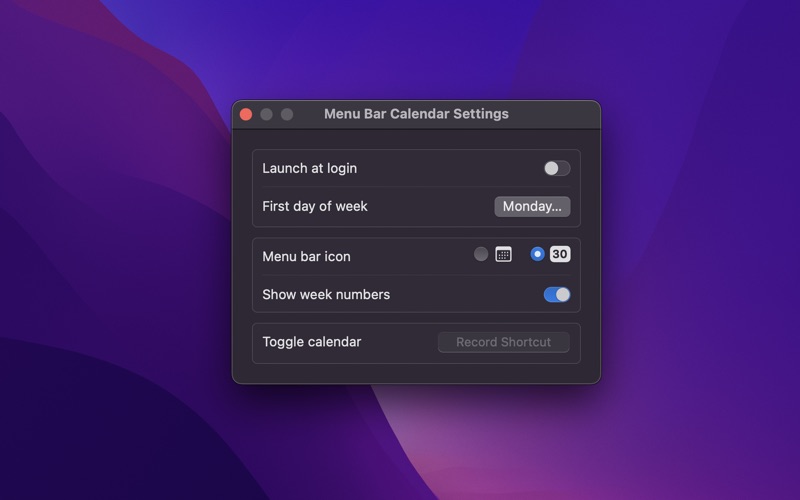 How to cancel & delete menu bar calendar 2