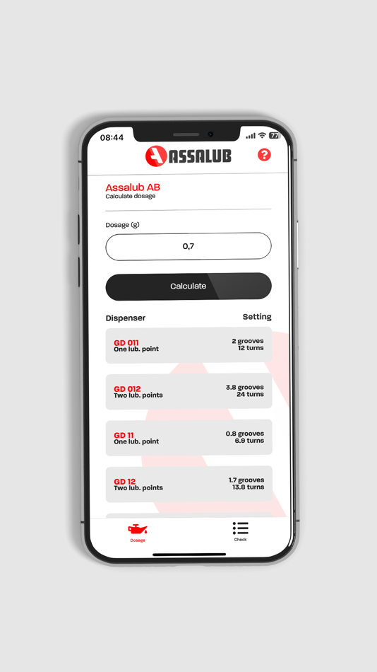 #2. Assalub Grease Doser App (iOS) 由: Assalub AB