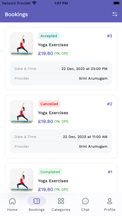 Yoga pass Screenshot