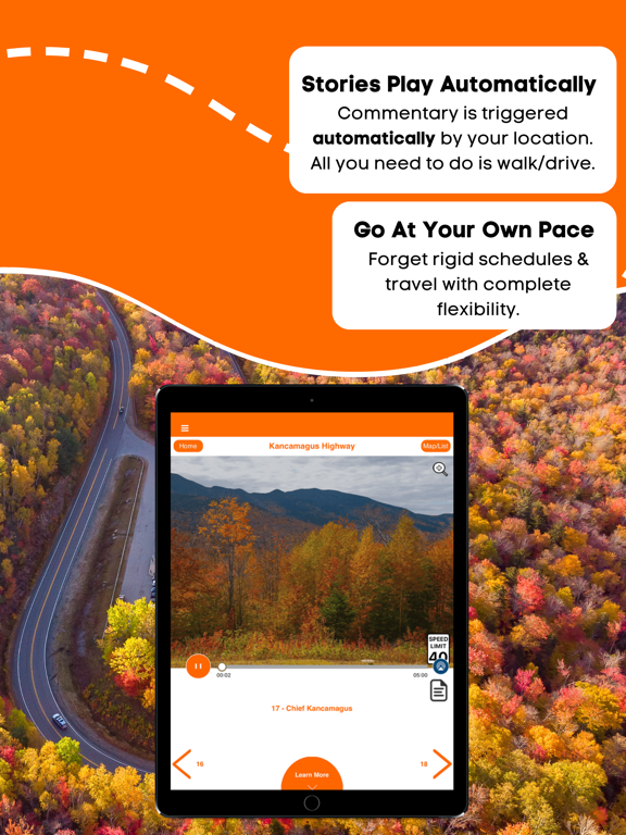 Screenshot #6 pour Kancamagus Byway: GPS Guide