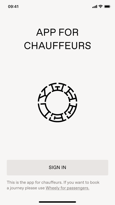 Wheely for Chauffeurs Screenshot