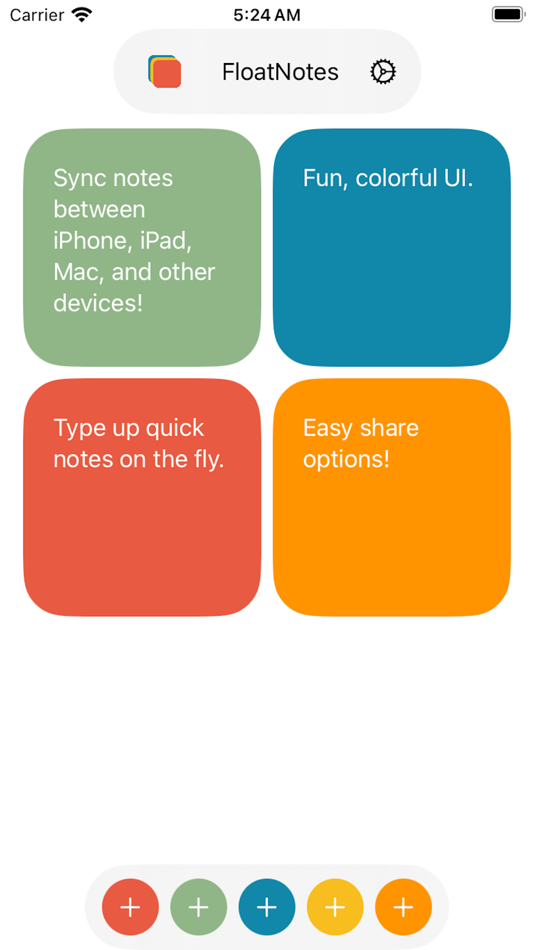 #2. FloatNotes - Quick Memos (iOS) 由: Swift Fox Software LLC