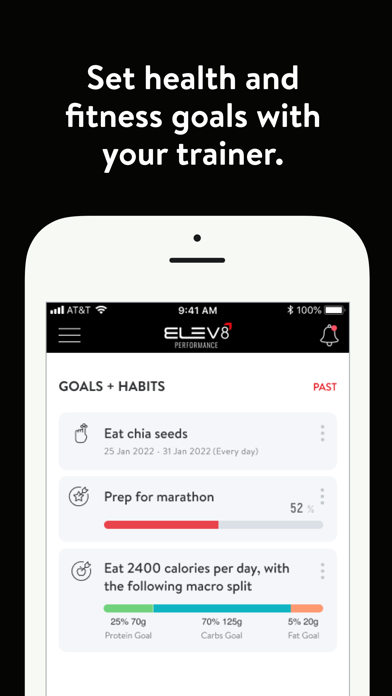 Elev8 Performance App Screenshot
