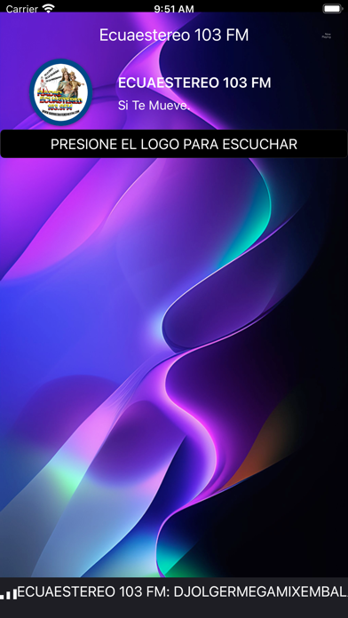 ECUAESTEREO 103 FM Screenshot