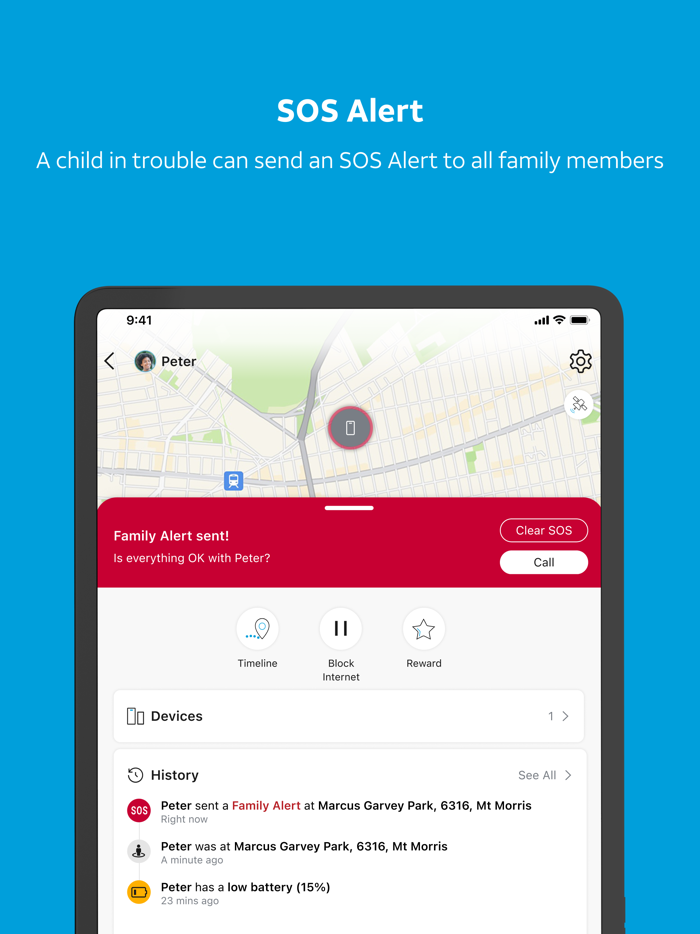 ATandT Secure Family® parent app