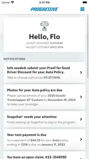 progressive iphone screenshot 1